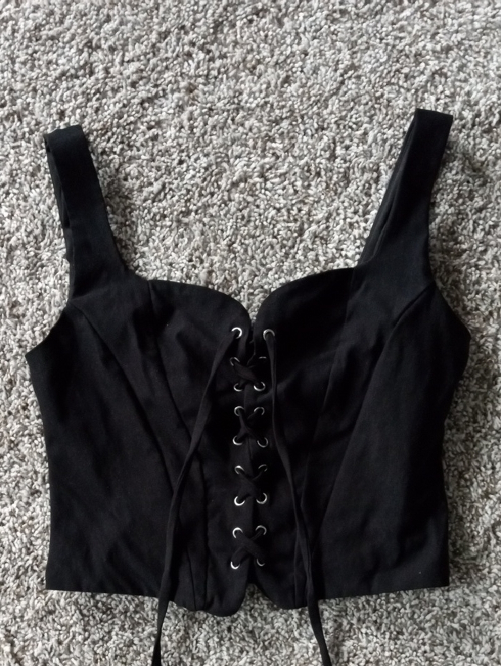 Black Stretchy Camisole Top